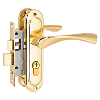 СТАНДАРТ 103/50 GP латунь Замок врезной с/руч (30) СТАНДАРТ 103/50 GP латунь Замок врезной с/руч (30)