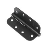 СТАНДАРТ 100х70х2,5 1BB-R (R14) BL матовый черный правая Петля дверная 1 шт (100,20)