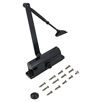 NOTEDO Доводчик дверной DC-080 BLACK до 120 кг черный (10) NOTEDO Доводчик дверной DC-080 BLACK до 120 кг черный (10)