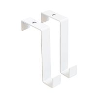 АЛЛЮР КДН-2 (20х40) белый 2 шт. Крючок на дверь навесной (100) (30)