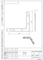 Уголок Кунгур оконный 100х100 полимер б/шуруп (250,10!!!)