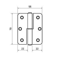 Кунгур накл ПН1-70 цинк прав  Петля (120,10!!!)