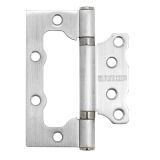 АЛЛЮР 100х75 2BB SCP БЛИСТЕР 2,5мм мат.хром Петля накладная без врезки 2 шт (50,25)