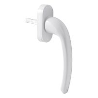 Ручка для пластик.окон ЛУНА "HOPA" штифт 35 мм белая Упакованная (100) 