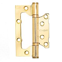 СТАНДАРТ 100х63х2мм 2BB BP латунь Петля накладная без врезки 1 шт. (100,20) СТАНДАРТ 100х63х2мм 2BB BP латунь Петля накладная без врезки 1 шт. (100,20)