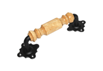 Домарт  мод.10 (220мм) черная Ручка-скоба декоративная (10)