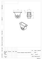 Ролик опорный малый 493-2 цинк Кунгур (250,10!!!)