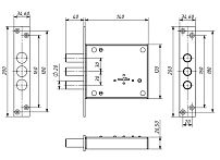 Симеко ЗВУ*3 (003) б/о Замок врезной тяж (10) Симеко ЗВУ*3 (003) б/о Замок врезной тяж (10)