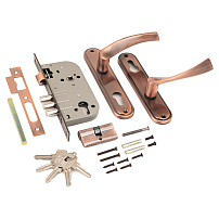 АЛЛЮР 103/3 AС ст.медь Замок врезной с/руч  (12)