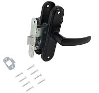 Д-град Зенит ЗЩ3.08 черный Защелка дверная (15) Д-град Зенит ЗЩ3.08 черный Защелка дверная (15)