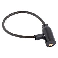 СТАНДАРТ ВС-Т6 (350 мм) BLACK черный Замок велосипедный тросовый (200,100)