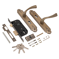 АЛЛЮР АРТ ЗВ4-70.07 OB состаренная бронза Замок врезной с/руч (15)