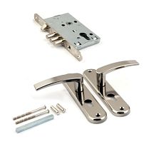 Рязань ЗВ 4-31/55.РФ.55-022 черн.жемчуг без ц/м б/о без/упак.78927 м/о 55мм Замок врезной с/руч(12)