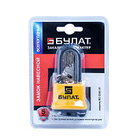 БУЛАТ ВС 0340-01 всепогодный 5кл. d=8мм Замок навесной (36,6) БУЛАТ ВС 0340-01 всепогодный 5кл. d=8мм Замок навесной (36,6)