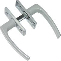 Кунгур Ручка двухсторонняя для теплиц пласт. серый/цинк (50,5!!!)