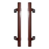 БУЛАТ РС-03.500.8017 коричневый, регулируемая, ручка скоба для аллюм. и ПВХ дверей,(АРД-03)(16)