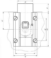С-Пб Барьер-3СР односторон. Замок накладной (20)
