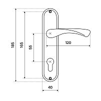 АЛЛЮР 103-1 55 мм CP хром Комплект ручек (12,20) АЛЛЮР 103-1 55 мм CP хром Комплект ручек (12,20)