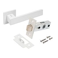 АЛЛЮР АРТ "ЛАНА" W/W+L45-8 W (86110/S45) матовый белый Комплект ручка и защелка (20) АЛЛЮР АРТ "ЛАНА" W/W+L45-8 W (86110/S45) матовый белый Комплект ручка и защелка (20)