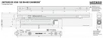 NOTEDO Доводчик дверной  DC-058-158 IN+HO CAM SILVER со скольз.тягой 50 - 150 кг (8)