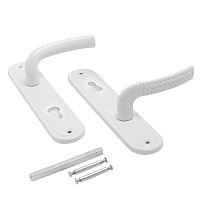 АЛЛЮР 132-1 85 мм WW белая Комплект ручек (20)