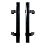 БУЛАТ РС-03.400.9005 черный, регулируемая, ручка скоба для аллюм. и ПВХ дверей,(АРД-03)(16)