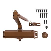 АЛЛЮР Доводчик дверной COMFORT(КОМФОРТ) ДД 168/3-5 A-C (до120 кг) коричн. RAL8024, морозостойкий(10) АЛЛЮР Доводчик дверной COMFORT(КОМФОРТ) ДД 168/3-5 A-C (до120 кг) коричн. RAL8024, морозостойкий(10)