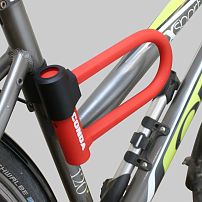 АВАНГАРД ANACONDA (АНАКОНДА) Т608 КРАСНЫЙ силикон с креплением на раму всепогодный замок (20,10)