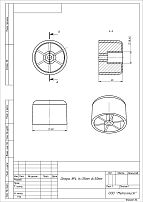 Опора мебельная № 4 Кунгур пластмасса (250,10!!!)