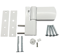 ЛДМ FORWIN DH-R-23.2 (Ral 9016) петля до 80 кг белая для пластик. дверей (30)