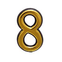 Цифра дверная АЛЛЮР пластик "8" золото (3000,20!!!) Цифра дверная АЛЛЮР пластик "8" золото (3000,20!!!)