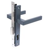 СТАНДАРТ 8520.00.7016 серый антрацит, БЕЗ Ц/М Замок врезной с/руч  (20)