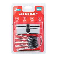 АЛЛЮР HD F 70-5К CP (35x35) хром перф.кл БЛИСТЕР Цилиндровый механизм (60,50,10)