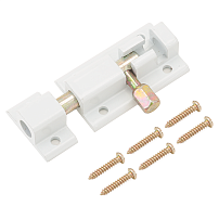 Апекс DB-05-50-W белый (500-50-W) Шпингалет накладной (200,20) Апекс DB-05-50-W белый (500-50-W) Шпингалет накладной (200,20)