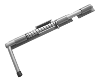 Засов Домарт ДОБРЫНЯ 450мм с пружиной мод.2 б/п d-20мм (5) Засов Домарт ДОБРЫНЯ 450мм с пружиной мод.2 б/п d-20мм (5)