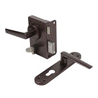 Птимаш ЗН3-1 медь (левый) Замок накладной с ручками (10) Птимаш ЗН3-1 медь (левый) Замок накладной с ручками (10)