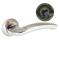 АЛЛЮР АРТ "ФОСТЕР" SN/CP (1682) мат.никель/хром С НАКЛАДКОЙ Комплект ручек (20) АЛЛЮР АРТ "ФОСТЕР" SN/CP (1682) мат.никель/хром С НАКЛАДКОЙ Комплект ручек (20)