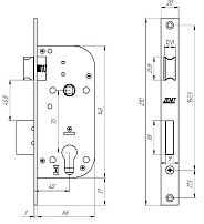 Д-град Зенит ЗВ7-70 без ручек, без ц/механизма Корпус замка (20) 
