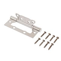 СТАНДАРТ 100х63х2мм 2BB SN никель Петля накладная без врезки 1 шт. (100,20) СТАНДАРТ 100х63х2мм 2BB SN никель Петля накладная без врезки 1 шт. (100,20)