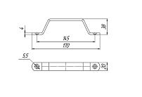 Домарт мод.1 (170мм) черный Ручка-скоба дверная LOFT (ЛОФТ) (10) Домарт мод.1 (170мм) черный Ручка-скоба дверная LOFT (ЛОФТ) (10)
