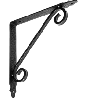 Кронштейн кованый Домарт 225х225 мод.1 СУЗДАЛЬ черный (10)