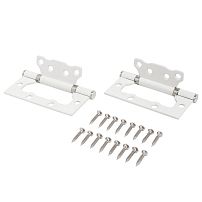 АЛЛЮР 100х75 2BB W КОРОБКА 2,5мм матовый белый Петля накладная без врезки 2 шт (50,10) АЛЛЮР 100х75 2BB W КОРОБКА 2,5мм матовый белый Петля накладная без врезки 2 шт (50,10)