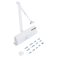 NOTEDO Доводчик дверной DC-180-Классика WHITE до 180кг белый  (10)