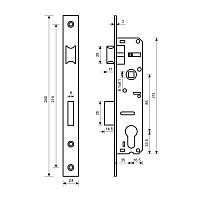 БУЛАТ ЗВ 4-1.35.85.23.08 нерж. сталь 35мм под ц/м, м/о 85 мм Замок врезной б/руч (30) БУЛАТ ЗВ 4-1.35.85.23.08 нерж. сталь 35мм под ц/м, м/о 85 мм Замок врезной б/руч (30)