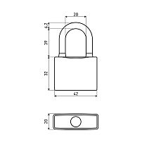 АЛЛЮР ВС1Ч- 364ПД ЧЕРНЫЙ 5 кл. d6мм дл.дужка Замок навесной (72,12) АЛЛЮР ВС1Ч- 364ПД ЧЕРНЫЙ 5 кл. d6мм дл.дужка Замок навесной (72,12)