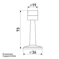 Soller ограничитель дверной 3055 бронза (240,24,12) Soller ограничитель дверной 3055 бронза (240,24,12)
