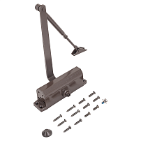 NOTEDO Доводчик дверной  DC-090 BROWN до 130 кг коричневый (10)