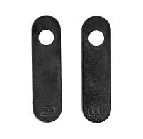 MCL РН-7201П/ПГ черные накладки "глухие"1 шт. (552)