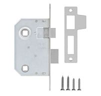 KALE 251 WС (44мм) никель  левая под сантех.завертку 8мм м/о 62 Защелка (60) 