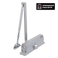 БУЛАТ Доводчик дверной ULTIMATE ДД-180 A-S (110-180 кг) серебро, морозостойкий(10)